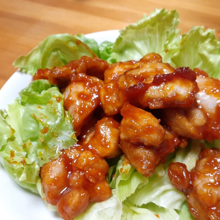 鶏もも肉メインおかず！ヤンニョム風チキン！